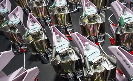 A variety of rotary solenoids manufactured by RAM ASD